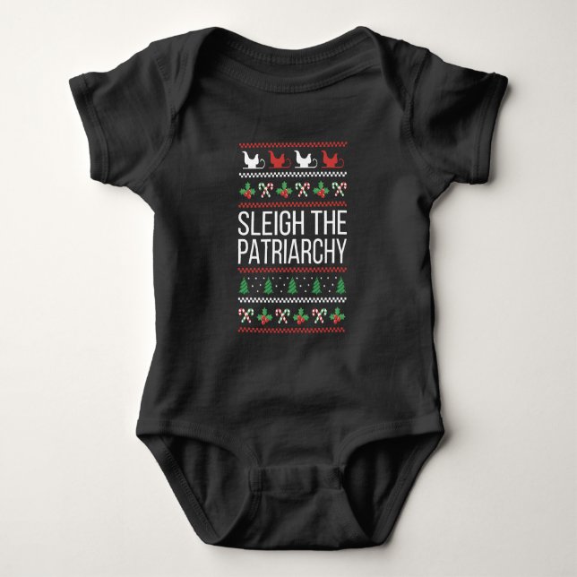 Body Para Bebê Sleigh O Patriarcado II (Frente)