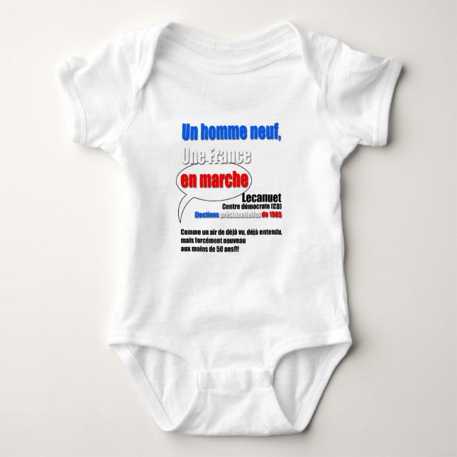 Body Para Bebê Slogan En Marche baby Bodysim 1 (Frente)