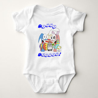 Body Para Bebê Slug super e páscoa do mandril