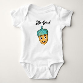Body Para Bebê Smiling Acorn Baby Bodysuit T-shirt