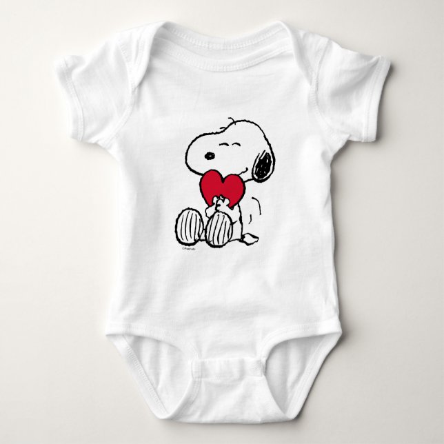 Body Para Bebê Snoopy | Little Sweetheart Baby Bodysuit (Frente)