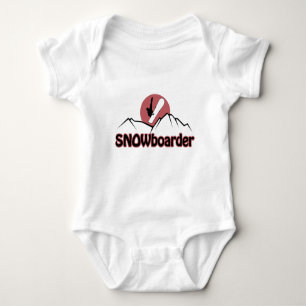 Body Para Bebê Snowboarder