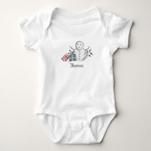 Body Para Bebê Snowman Baby Bodydress