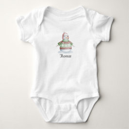 Body Para Bebê Snowman Baby Bodydress