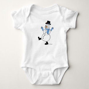 Body Para Bebê Snowman Shirts