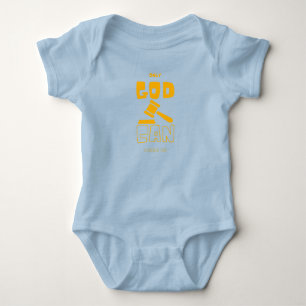 Body Para Bebê Só Deus Pode Me Julgar Unisex