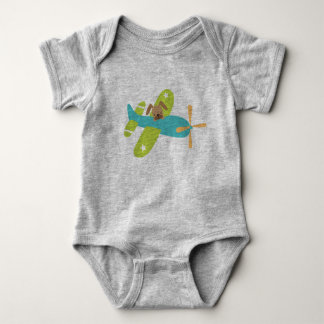 Body Para Bebê Só um cachorro no avião Unisex Jumper