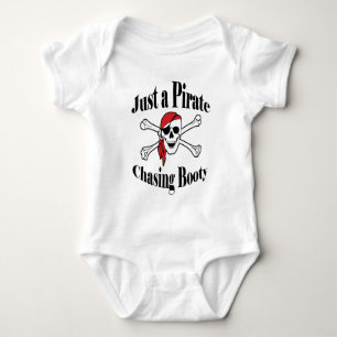 Body Para Bebê Só um pirata perseguindo booty