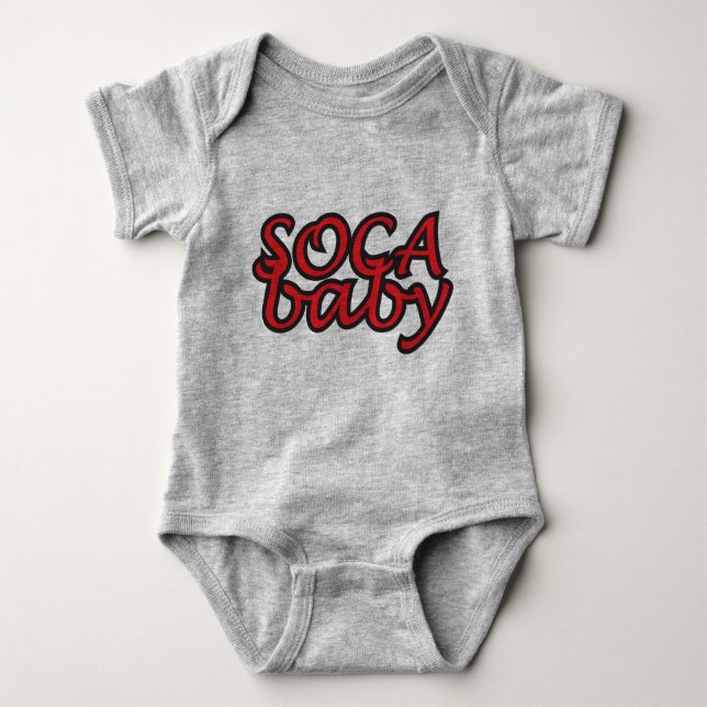 BODY PARA BEBÊ SOCA BABY - (Frente)