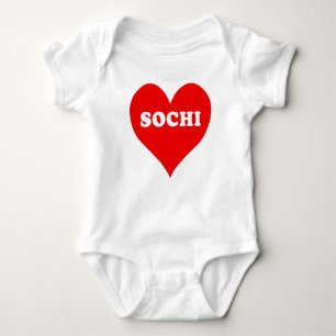 Body Para Bebê Sochi Heart