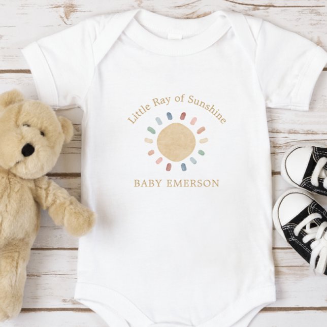 Body Para Bebê Sol Boho (Boho Sun Baby Bodysuit
)