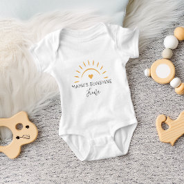 Body Para Bebê Sol da Mamãe Personalizado