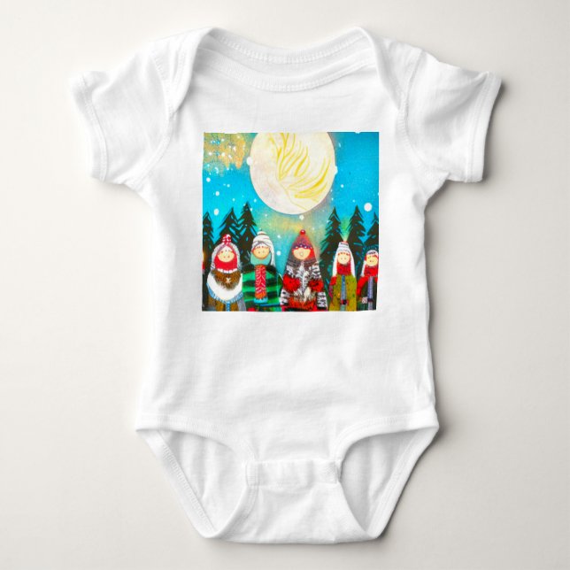 Body Para Bebê Solstício de inverno (Frente)