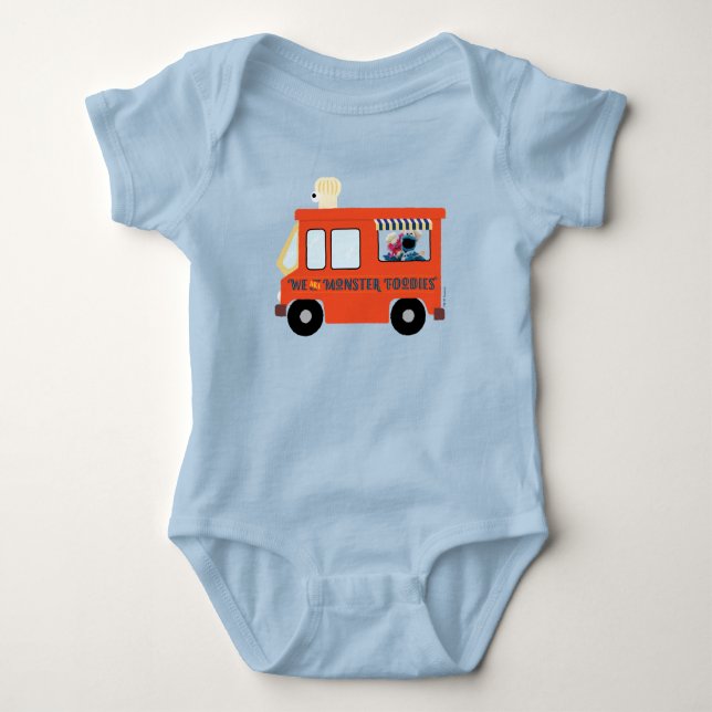 Body Para Bebê Somos Monstros Foodies (Frente)