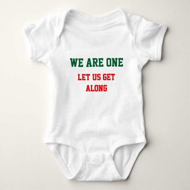 Body Para Bebê Somos um (Frente)