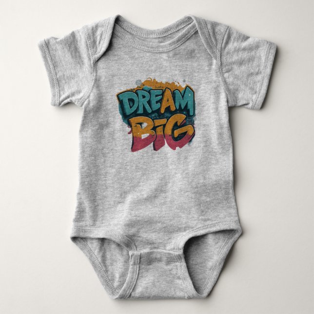 Body Para Bebê Sonhe Grande Macio e Fofo  (Frente)