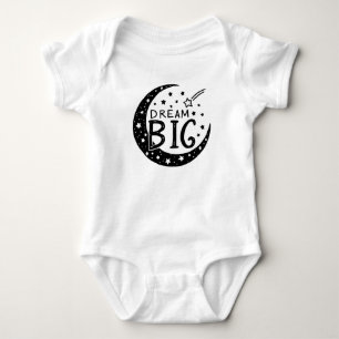 Body Para Bebê Sonhe Grande Noite Celestial