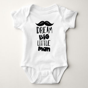 Body Para Bebê Sonhe Grande Pequeno Homem