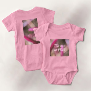 Body Para Bebê Sonho em Rosa