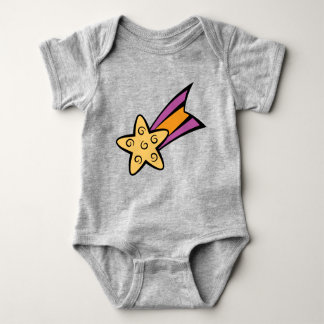 Body Para Bebê Sonhos de Espaço Disparando Bebê Estrela