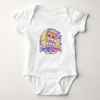 Body Para Bebê Sonhos Estrelados – Bodysuit de Bebê Urso Mágico F