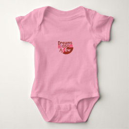 Body Para Bebê Sonhos Florescem Novo T-Shirt