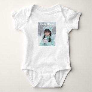 Body Para Bebê Sonhos Invernais de Menta: Arte Kawaii Fofa para C