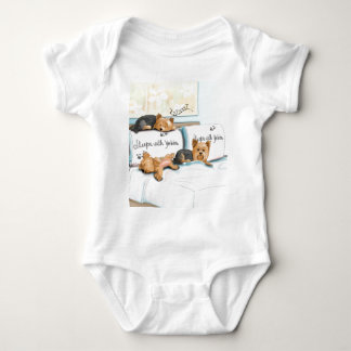 Body Para Bebê Sonos com o Yorkies por Catia Cho