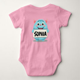 Body Para Bebê Sophia and the Friendly Blue Monster