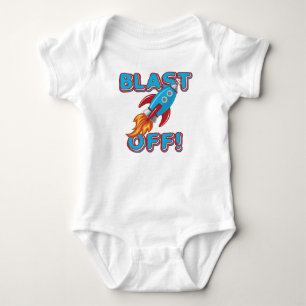Body Para Bebê Sopre fora o navio de Rocket