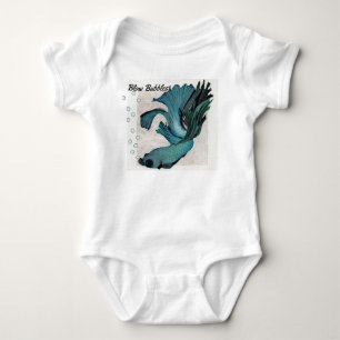 Body Para Bebê Sopro de Bolhas Gerber Baby Onsie Peixe Betta