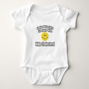 Body Para Bebê Sorria Se Você Ama Alguém Com Alto Colesterol