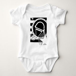 Body Para Bebê sorvete perfurado