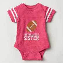 "Sou a Irmãozinha" Número de Futebol de Jersey