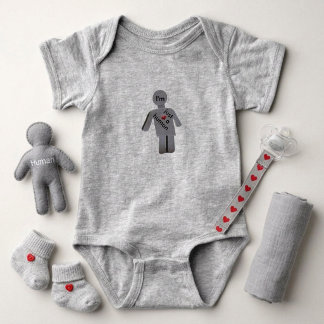 Body Para Bebê Sou apenas um Humano