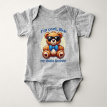 Sou Legal Teddy Bear com Arco Azul Personalizável