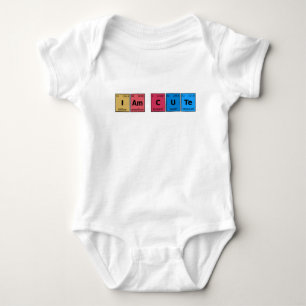 Body Para Bebê Sou Mesa Periódica
