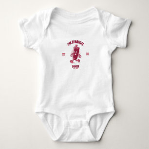 Body Para Bebê Sou o dinamite da zona de perigo BOOM