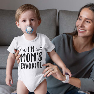 Body Para Bebê Sou o favorito da mãe