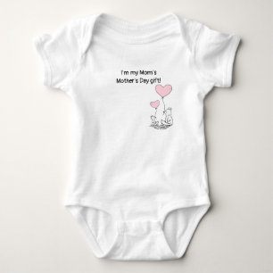 Body Para Bebê Sou o meu presente de Dia de as mães de Mãe - Ra