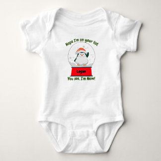 Body Para Bebê Sou o novo Natal personalizável