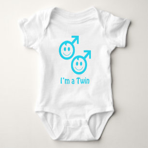 Body Para Bebê Sou um gêmeo