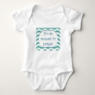 Body Para Bebê Sou uma resposta à oração (garoto)