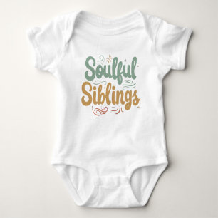 Body Para Bebê Soulful Siblings