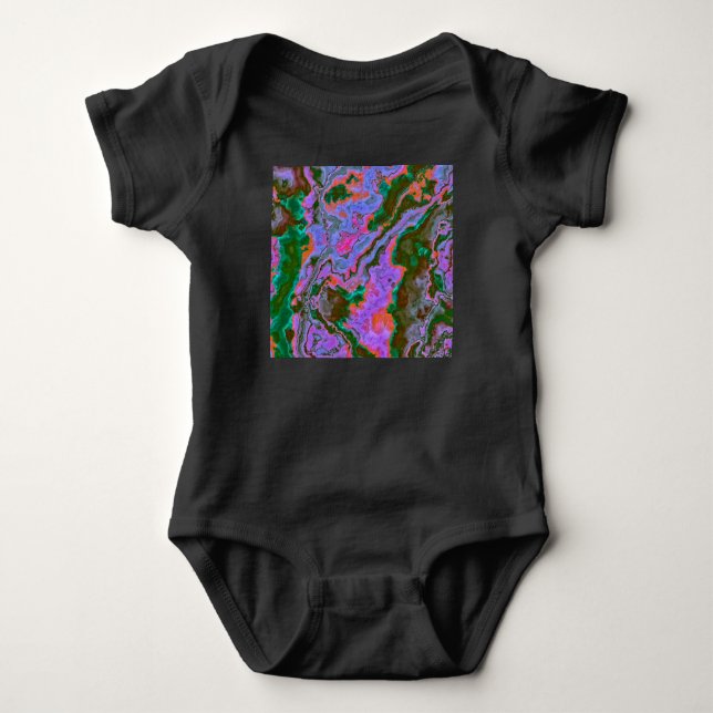 Body Para Bebê Sour Marble Baby Bodtraje (Frente)