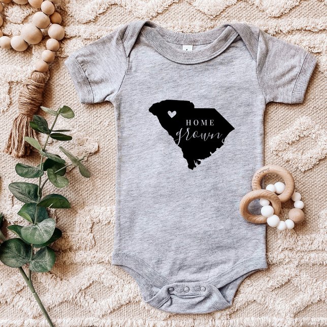 Body Para Bebê South Carolina Home Grown State Tee (Criador carregado)