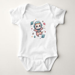 Body Para Bebê Space Meow-naut, gato kawaii fofo