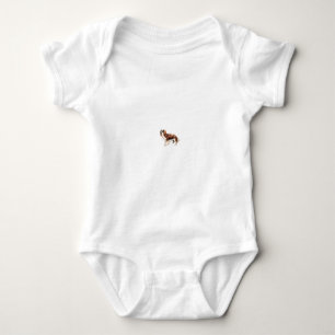 Body Para Bebê Spaniel de rei Charles descuidado