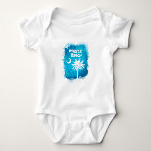 Body Para Bebê Splatter da pintura do Palmetto