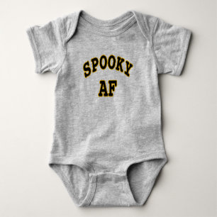 BODY PARA BEBÊ SPOOKY AF- HALLOWEEN UGLY